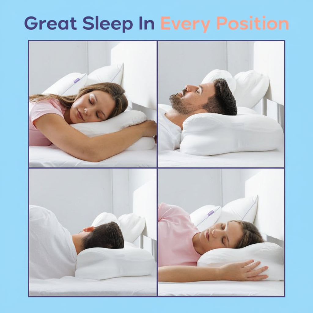 #1 Selling TikTok Pillow - Cloud-Shaped Orthopedic Sleep Pillow